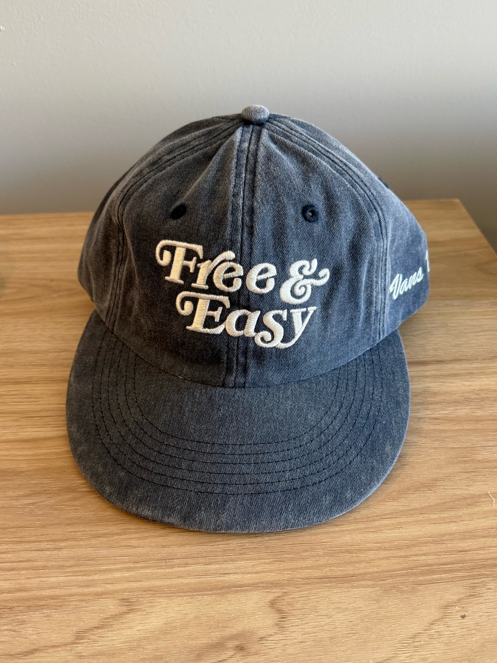 Vans Free & Easy Washed Black Cap